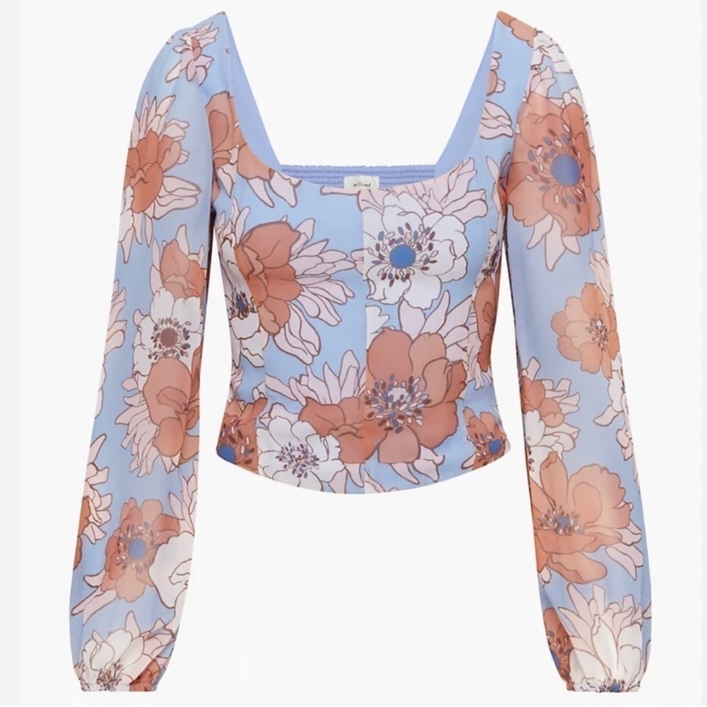 Wilfred Grace Top in soft iris size small